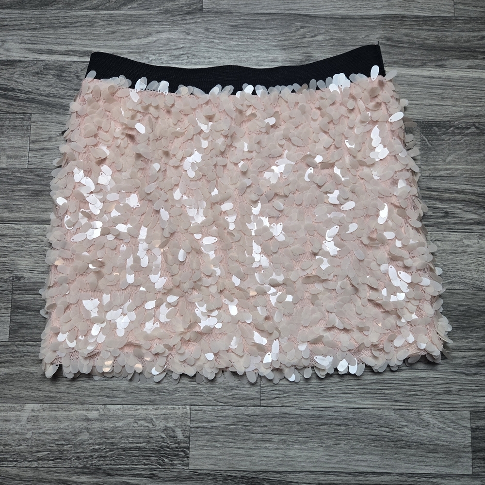 Candie's Retro Y2K Sequin Mini Stretch Skirt